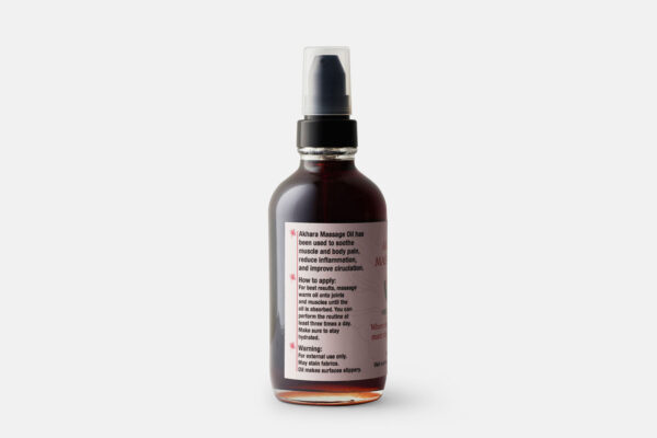 4 oz Bottle Akhara Massage Oil - Image 4